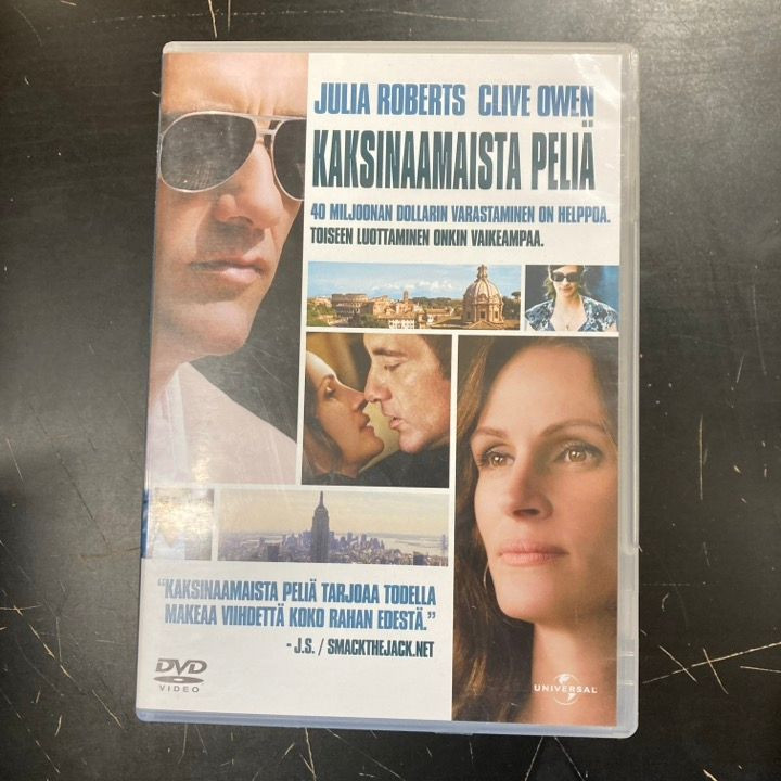 Kaksinaamaista peliä DVD (VG+/M-) -jännitys/komedia-